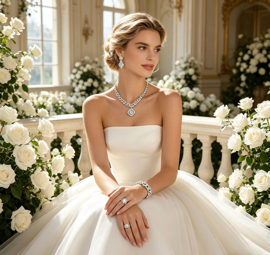 What Jewelry to Wear with a Strapless Wedding Dress: The Complete Guide