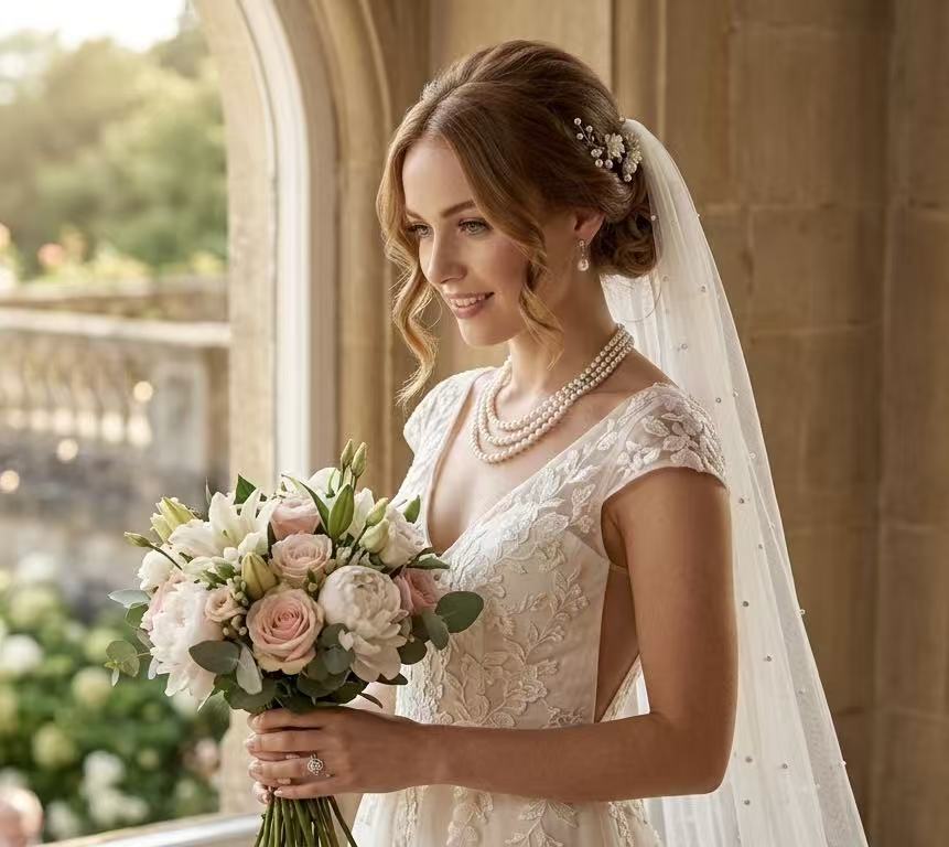 How to Coordinate Jewelry with Your Bridal Hairstyle